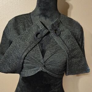 JoyLab Black Shrug Poncho Top